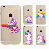 Coque Iphone Licorne ARC-EN-CIEL